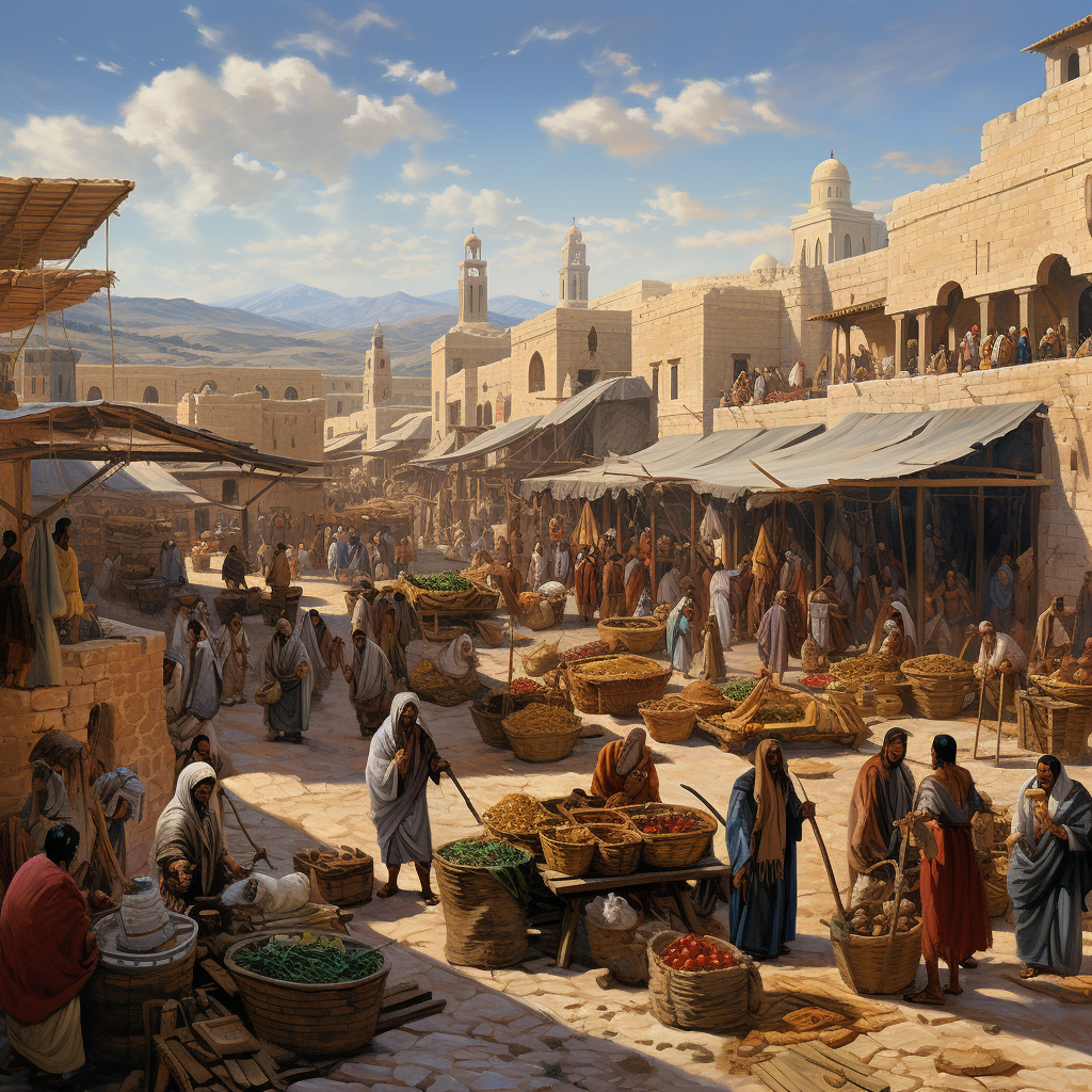 Market at Jerusalem